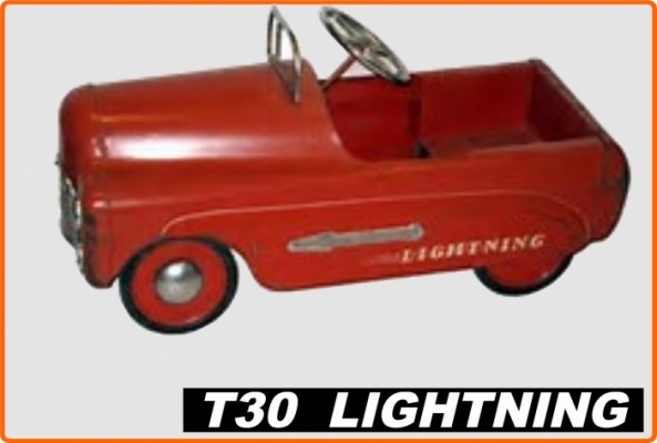 TRI-ANG T30 LIGHTNING PEDAL CAR PARTS